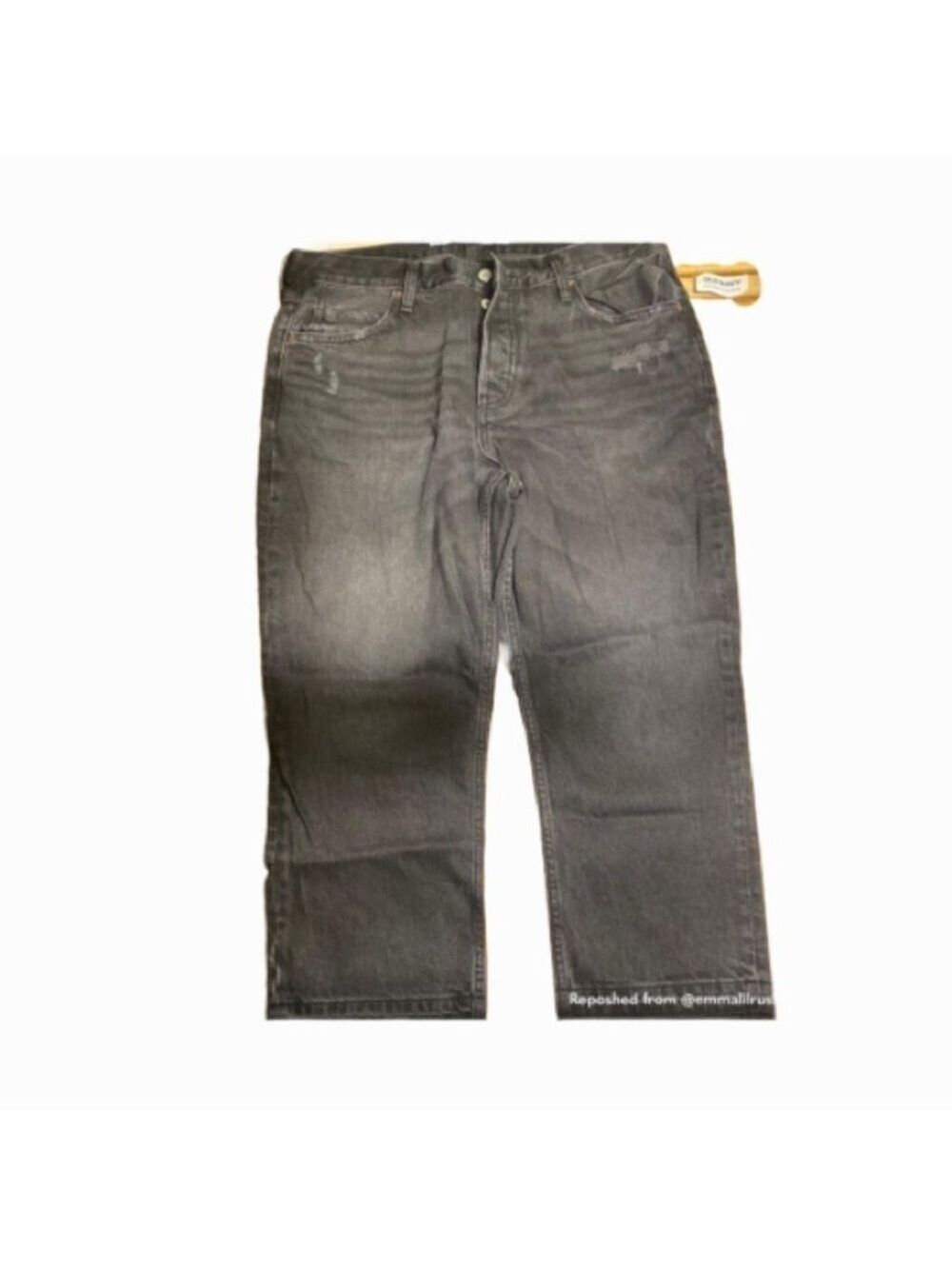 OLD NAVY NWT Black High Rise Cropped Jeans Size 12 P
